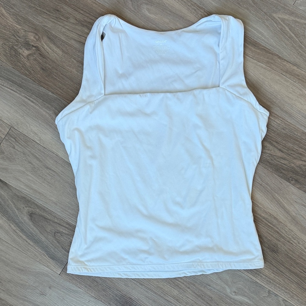 Qinsen Women’s Square Neck Tank Top XL